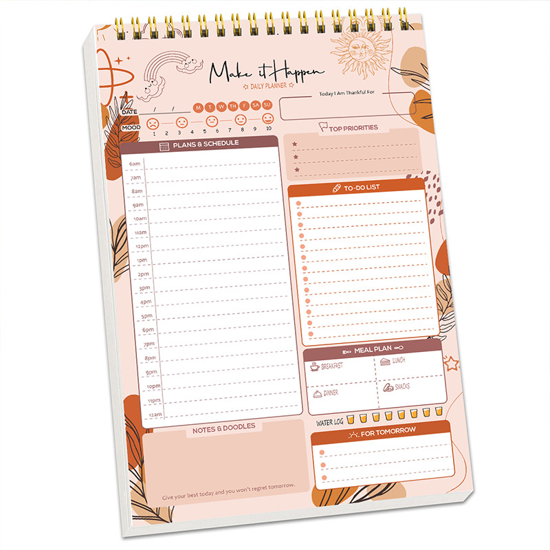 Office Stationery Supply List - 플래너 아젠다 스파이럴 A5 노트 일일