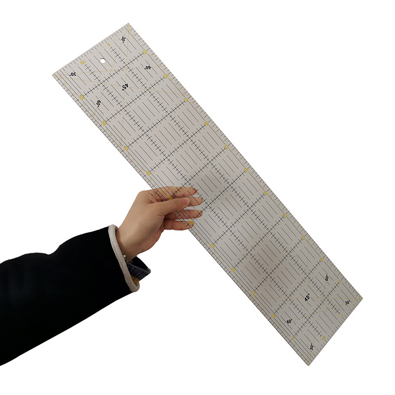 Ruler Set Transparent - 1 Pcs 60x15x0.3cm 아크릴 패치 워크
