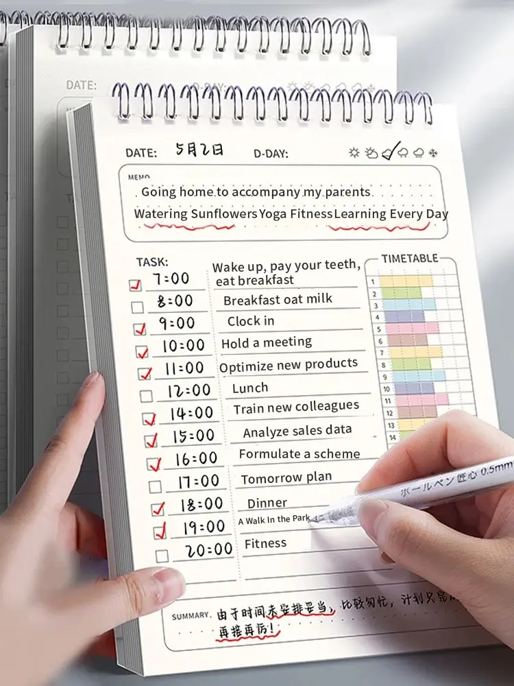 Office Stationery Supply List - 1pc 플래너 아젠다 스파이럴 A5 노트
