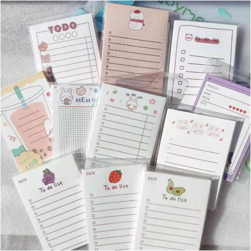 Office Stationery Supply List - 할 일 목록 메모장, 귀여운 학교