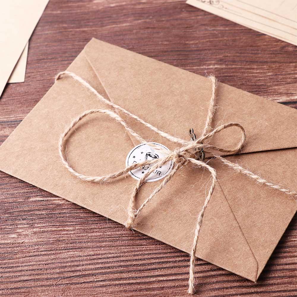 유럽 ​​스타일 초대장 봉투 빈티지 메일러 세트 편지  - Letter Envelope Kraft 리뷰 및 가격