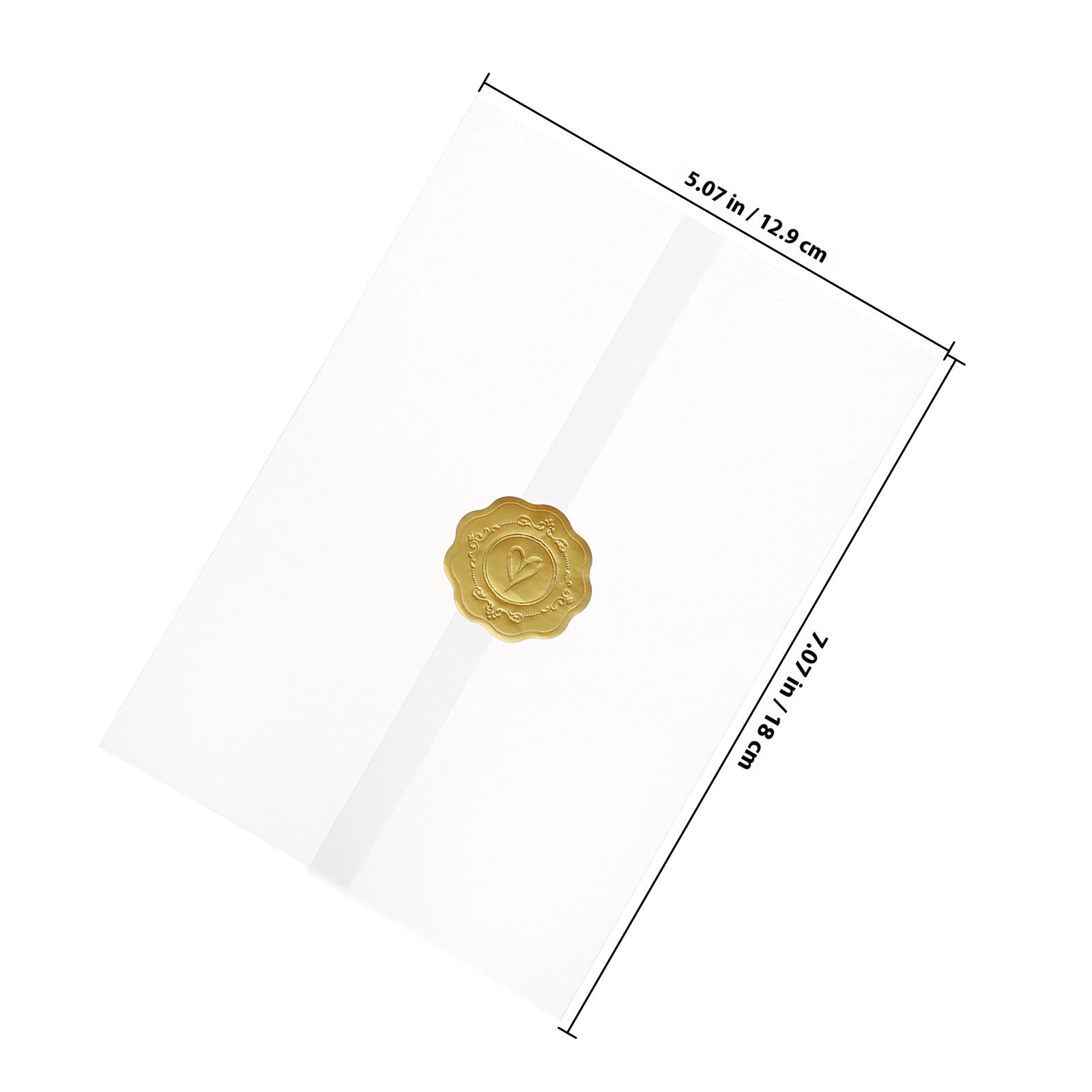 1세트 초대장 카드 반투명 봉투 레트로 트레이싱 페이퍼 - Letter Envelope Kraft 리뷰 및 가격