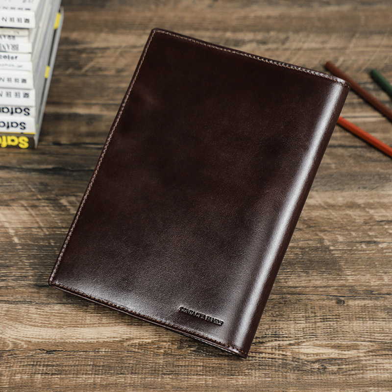 수제 가죽 A5 노트북, 펜꽂이 노트북 커버, 비즈니스 - Office Stationery And Supply 리뷰 및 가격