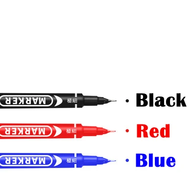 6 개/대 도매 트윈 팁 영구 마커 펜 파인 포인트 방 - Fountain Pen Ink 리뷰 및 가격
