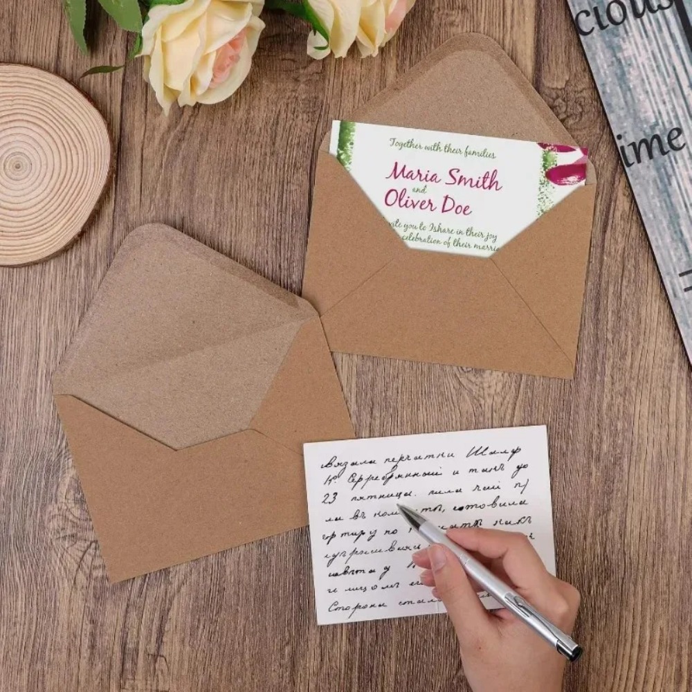50Pcs 클래식 브라운 크래프트 빈 미니 종이 창 봉 - Letter Envelope Kraft 리뷰 및 가격