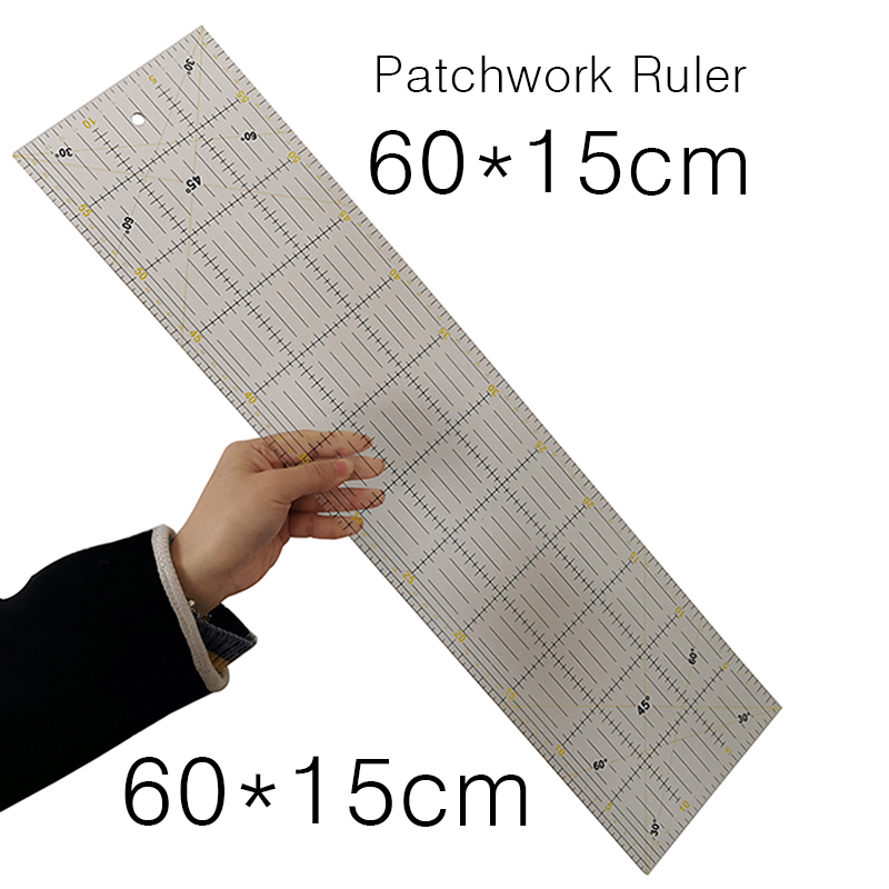 1 Pcs 60x15x0.3cm 아크릴 패치 워크 정렬 - Ruler Set Transparent 리뷰 및 가격