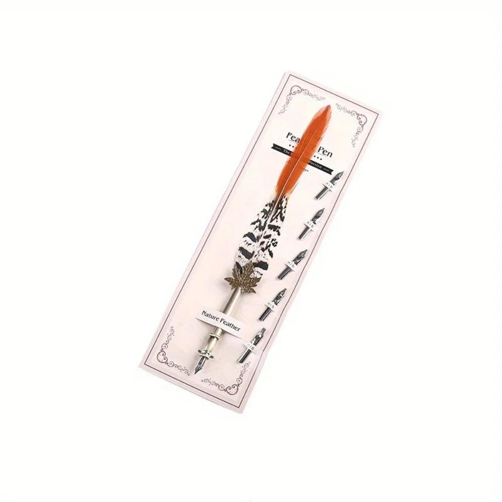 유럽식 빈티지 공작 깃털 펜, 물에 담근 서예용 잉크펜 - Fountain Pen Ink 리뷰 및 가격