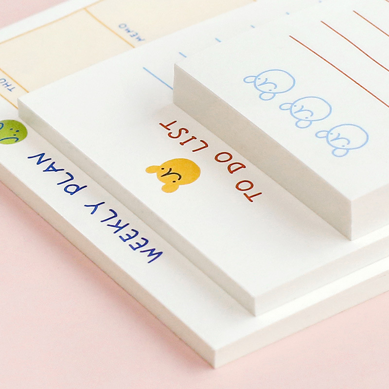 100매/50매 귀여운 플랜 시리즈 메모장 카와이 할  - Office Stationery Supply List 리뷰 및 가격