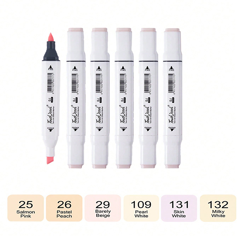 Bview Art 6/12Pcs 양방향 컬러 오일 마커 - Office Stationery And Supply 리뷰 및 가격