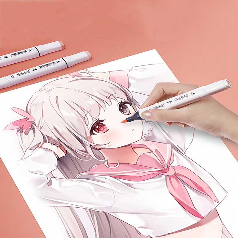 Bview Art 6/12Pcs 양방향 컬러 오일 마커 - Office Stationery And Supply 리뷰 및 가격