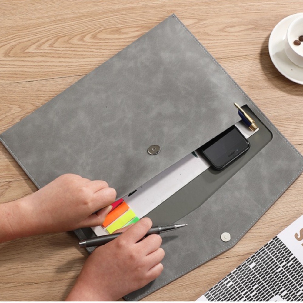 파일 가방 PU 가죽 아카이브 폴더 보관 봉투 가방 노 - Office Stationery And Supply 리뷰 및 가격