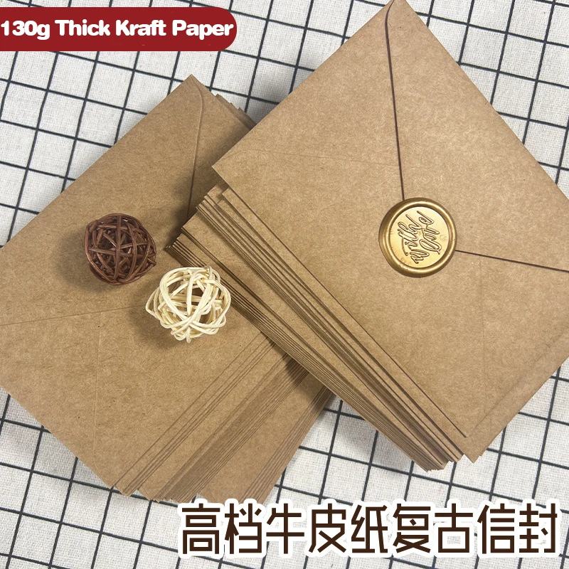 50pcs 크래프트 갈색 종이 봉투 108x158mm  - Letter Envelope Kraft 리뷰 및 가격