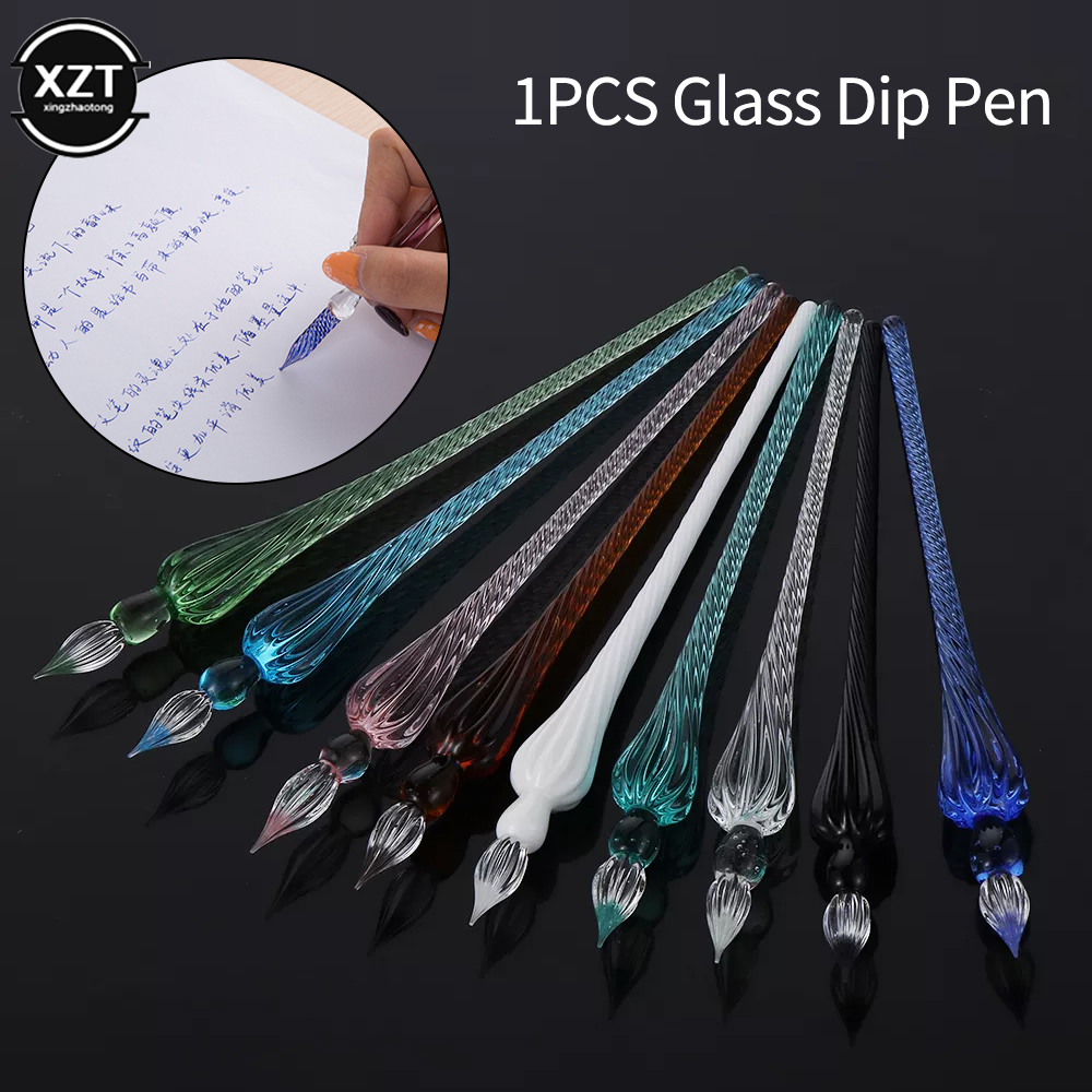빈티지 유리 딥 딥핑 펜 홀더, 서명 필링 잉크 만년필 - Fountain Pen Ink 리뷰 및 가격